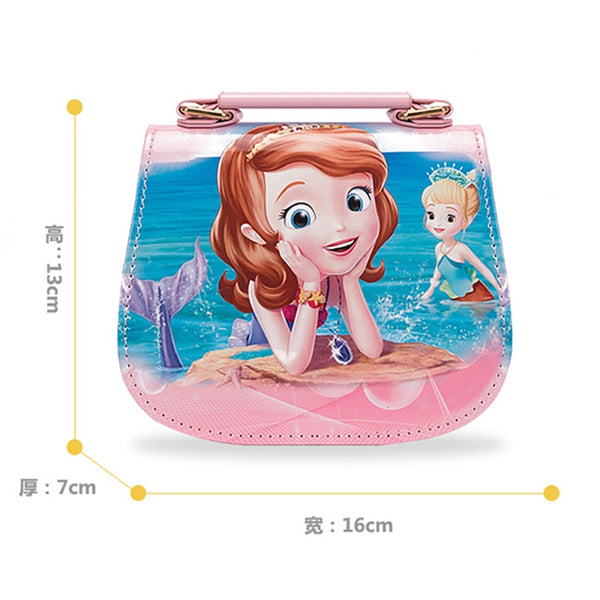 Disney Frozen 2 Elsa Anna  Princess Children&#39;s Toys Shoulder Bag Girl Sofia Princess Baby Handbag  Kid Fashion Shopping Bag Gift