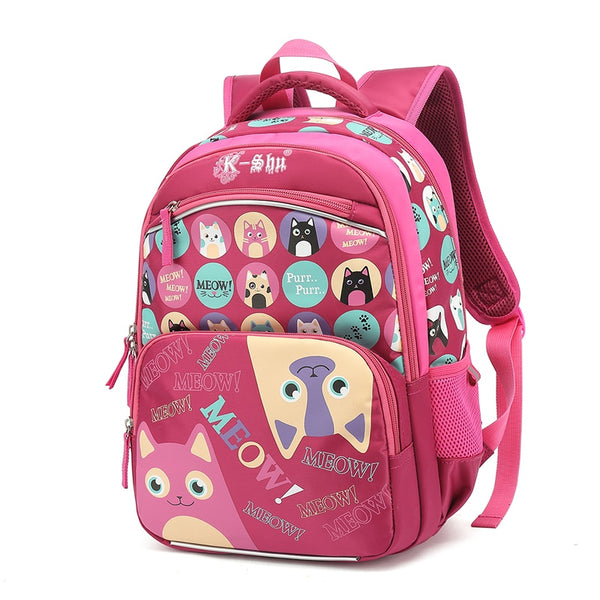 2022 New Backpacks School bags for girls Students Polyester Children Kids Cartoon Cute Waterproof Grades 1-3-6 Backpack