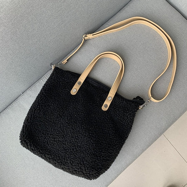 Soft Cashmere  Handbag for Women with Classic Colours