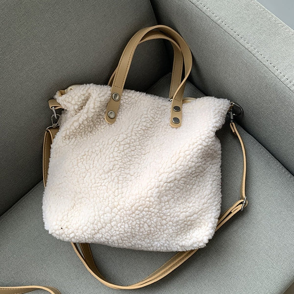 Soft Cashmere  Handbag for Women with Classic Colours